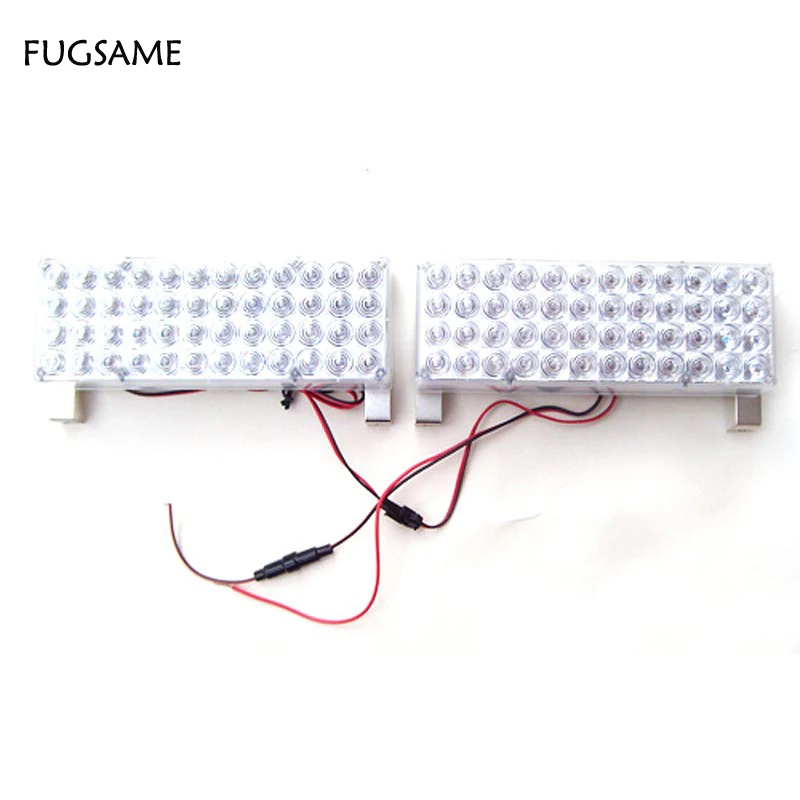 

Free Shipping 96 LEDs Car Vehicle Auto Strobe Flash Emergency Lights for Front Grille/ Deck DC 12V