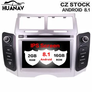 

Android 8.1 Car DVD Player car GPS Navigation For Toyota YARIS 2005-2011 Auto radio head unit Multimedia screen tape recorder