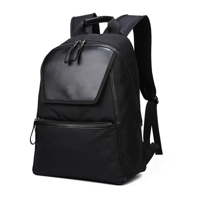 2016 Newest design black casual boy and girls backpack medium size travel backpacks men women