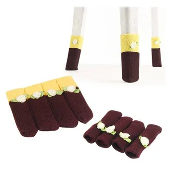 

1 Set of Table Chair Leg Cover Sock Case Furniture Floor Protectors(Set of 4pcs)