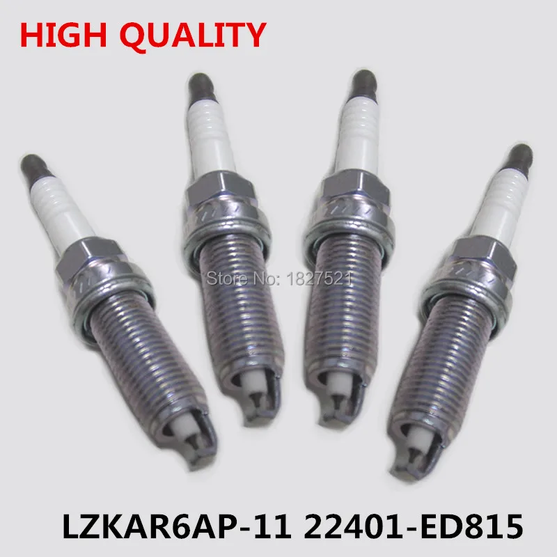 4 pcs/lot OEM QUALITY LZKAR6AP-11 22401-ED815 Platinum spark plugs For Nissan Micra March Note Tiida Cube 22401ED815 4 pcs/lot OEM QUALITY LZKAR6AP-11 22401-ED815 Platinum spark plugs For Nissan Micra March Note Tiida Cube 22401ED815