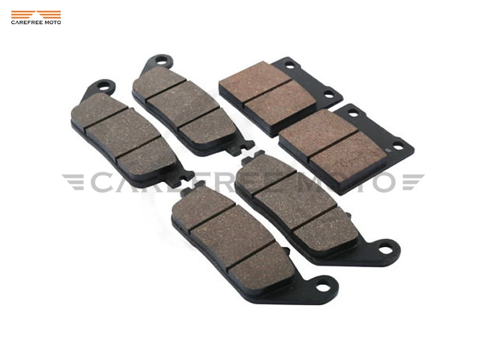 1 Set Semi-Metallic Motorcycle Front & Rear Disc Brake Pads Brake Disks case for SUZUKI GSX 400 IMPULS 1994 1995 1996 1 set motorcycle front