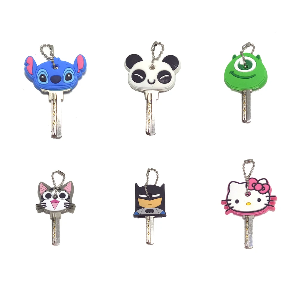 

1pcs cartoon Silicone Protective key Case Cover For key Control Dust Cover Holder Organizer Home Accessories Supplies