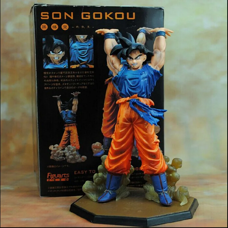 Новое поступление Аниме Akira Toriyama Dragon Ball Z Son Goku Spirit Bomb Ver. Битва 15 см Bandai фигурка