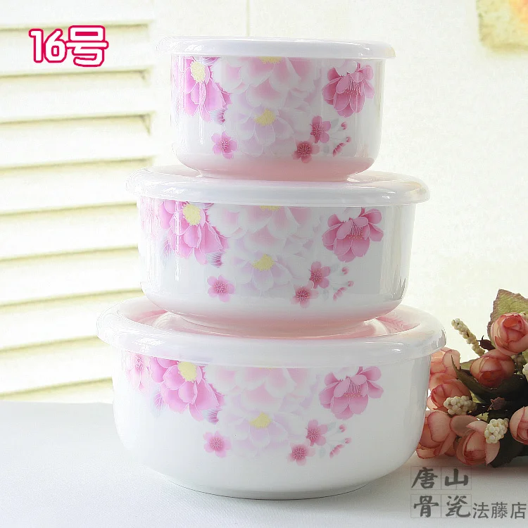 Three-piece set, pink floral painting, bone china lunch box set for school, cute kid layer box for school lunch, food container Three-piece set, pink floral painting, bone china lunch box set for school, cute kid layer box for school lunch, food container