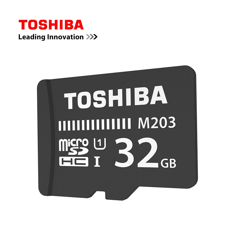 TOSHIBA M203 Micro SD карта UHS-I 16 ГБ 32 Гб MicroSDHC 64 Гб 128 ГБ MicroSDXC флэш-карта памяти U1 класс 10 FullHD TF карта