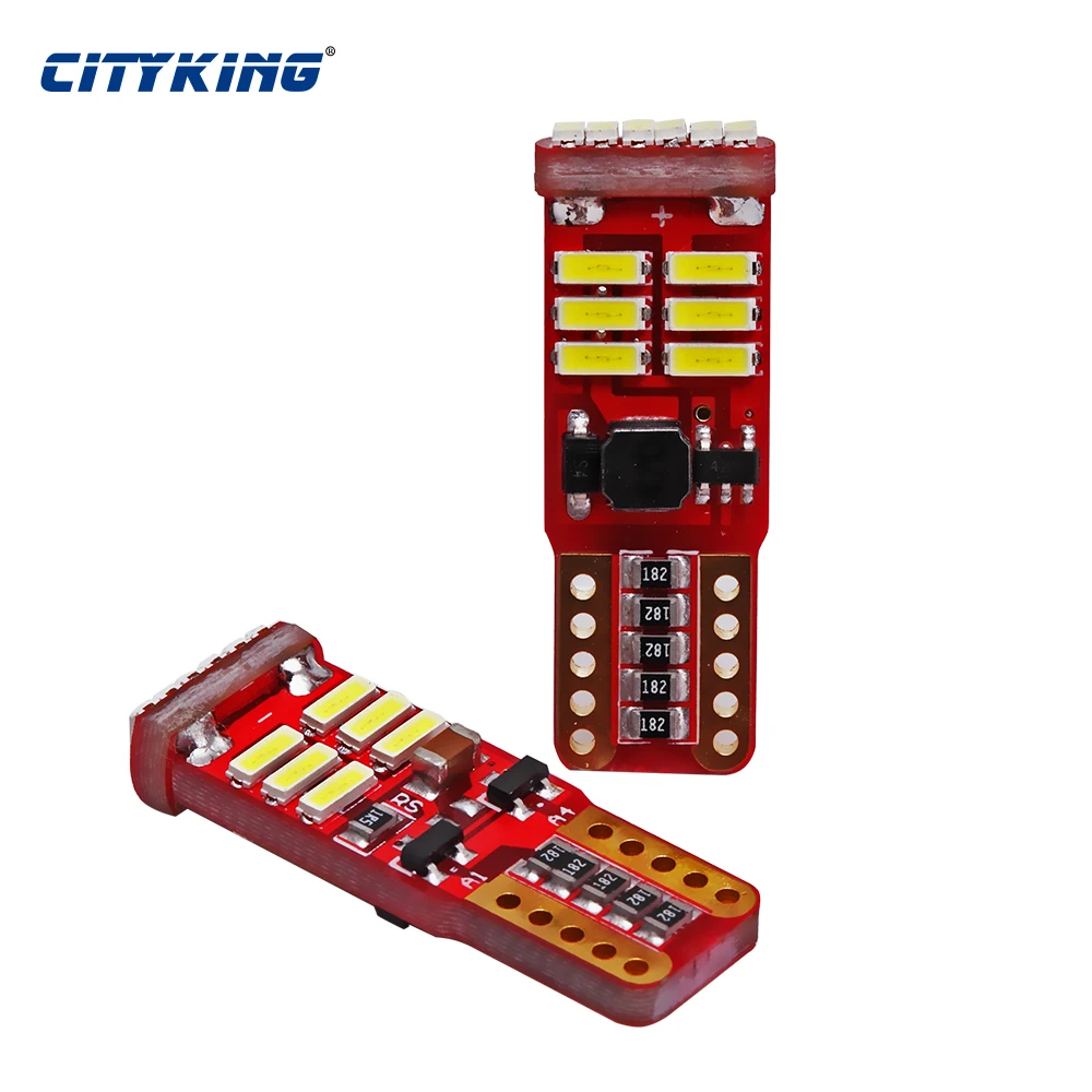 50 шт. Автомобильные светодиодные лампы T10 18smd 4014|interior light|led interior lightled light |