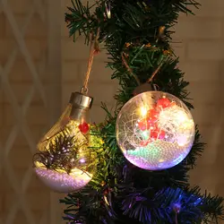Новый светодио дный круглый шар лампы Медный провод Рождество декоративные лампы Новый год Home Decor D1