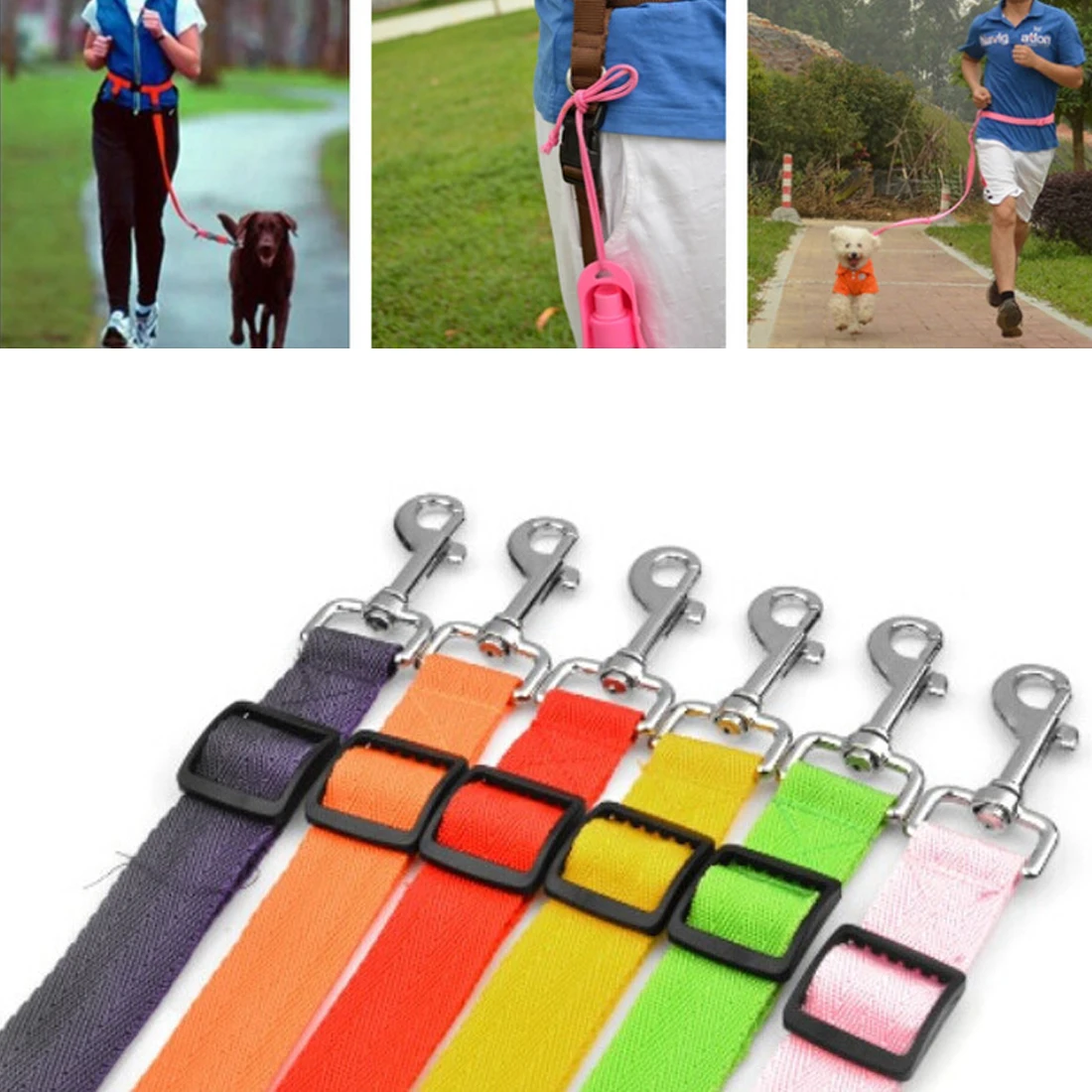 Buy 250mm Waist Pet Dog Leash Running Jogging Puppy