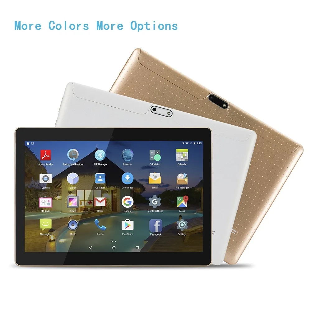LNMBBS 10.1 inch Tabletas DHL android7.0 unlocked tablet 4g lte phone 1920*1200 IPS gps otg Phablet 8 core 4+32G sims kid games
