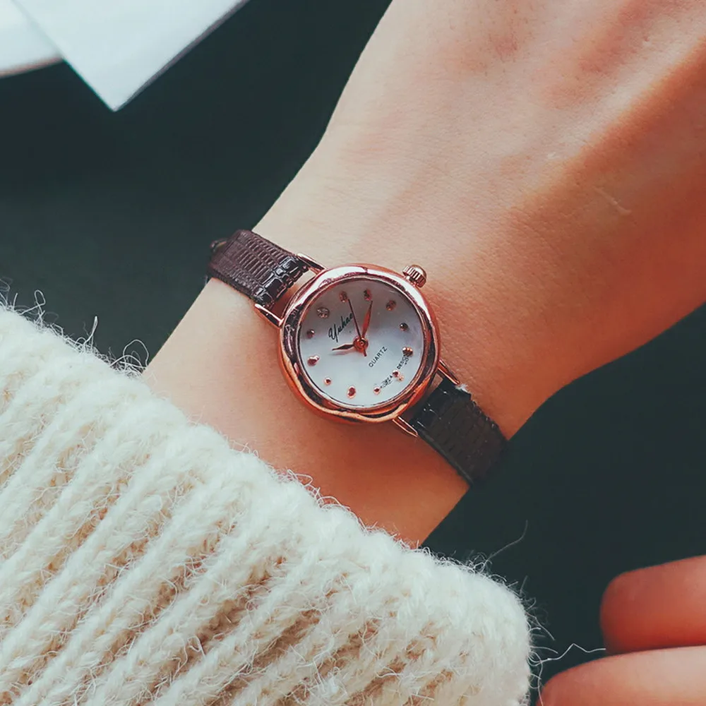 

2019 Luxury Fashion Casual Brand Leather Band Dress High Quality Women Watches Ladies Clock Gift Whrist Watch Female Quartz *Y