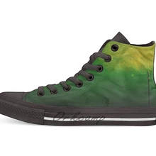 Новинка; дизайнерская Повседневная парусиновая обувь; обувь на заказ; Прямая