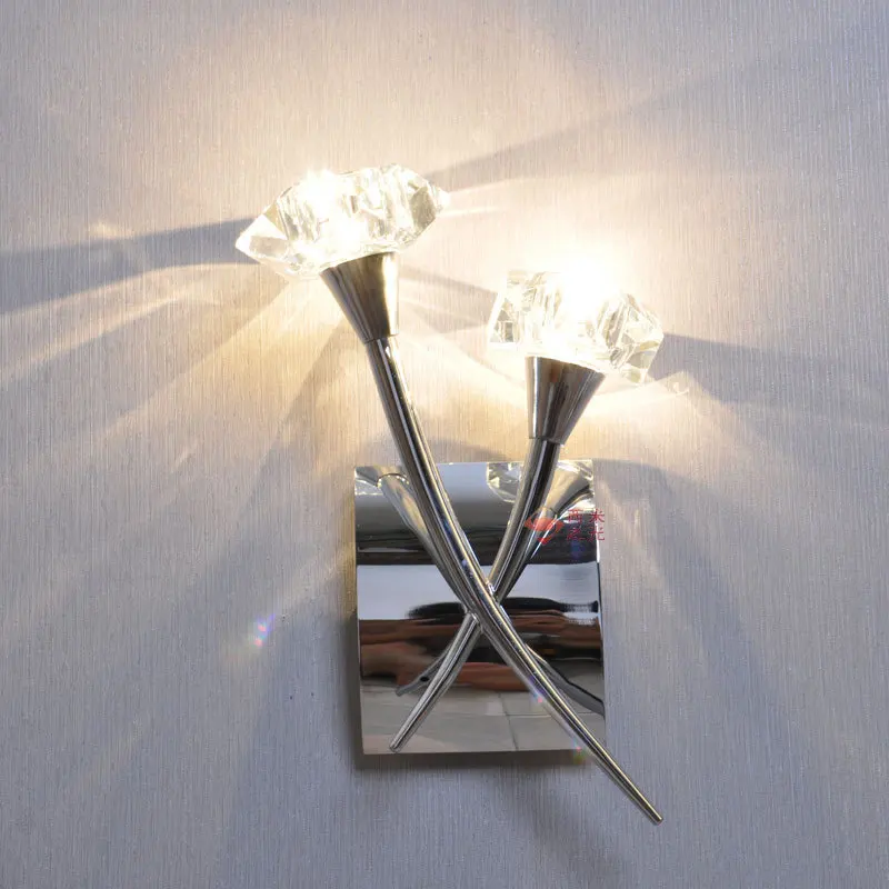 

Modern corridor crystal wall lamp mirror front lamps study lamp bedside bedroom aisle lighting fixtures Specials ZL284 lo1020