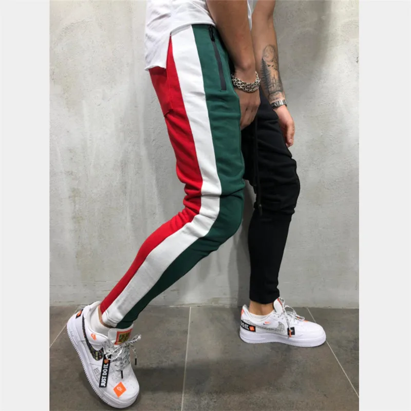 jogging pants men Gym Running Pants Men sportswear Training sport Pants Fitness Workout Jogging Quick Dry Sport Trousers - Цвет: picture colour