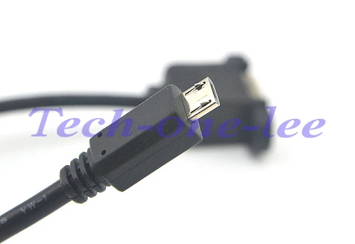 Кабель-удлинитель usb типа B с разъемом Micro 5Pin USB-b F для монтажа на панель Micro usb 5-контактный Кабель-адаптер 50 см