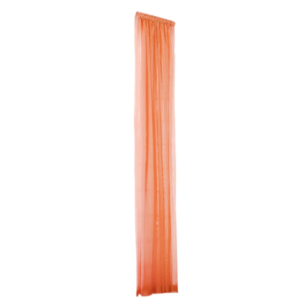

Gajjar European and American style Multicolor Window Screening Solid Door Curtains Drape Panel Sheer Tulle For Living Room 328W