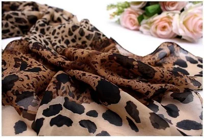 Весенние кофейные черные леопардовые квадратные шарфы с принтом дизайн креп, сатин, шелк зимние женские шарфы 157*73 см