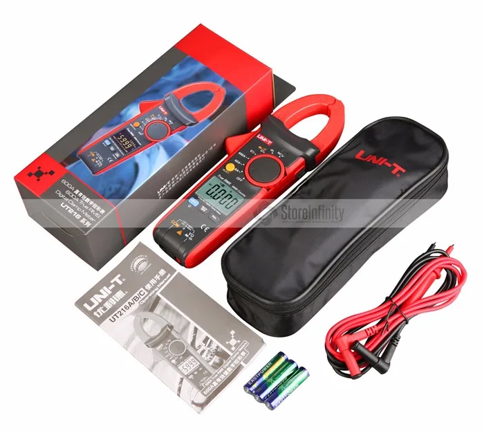 Цифровой токометр UT216C измеритель частоты емкости температуры и NCV AC/DC 600A|tester
