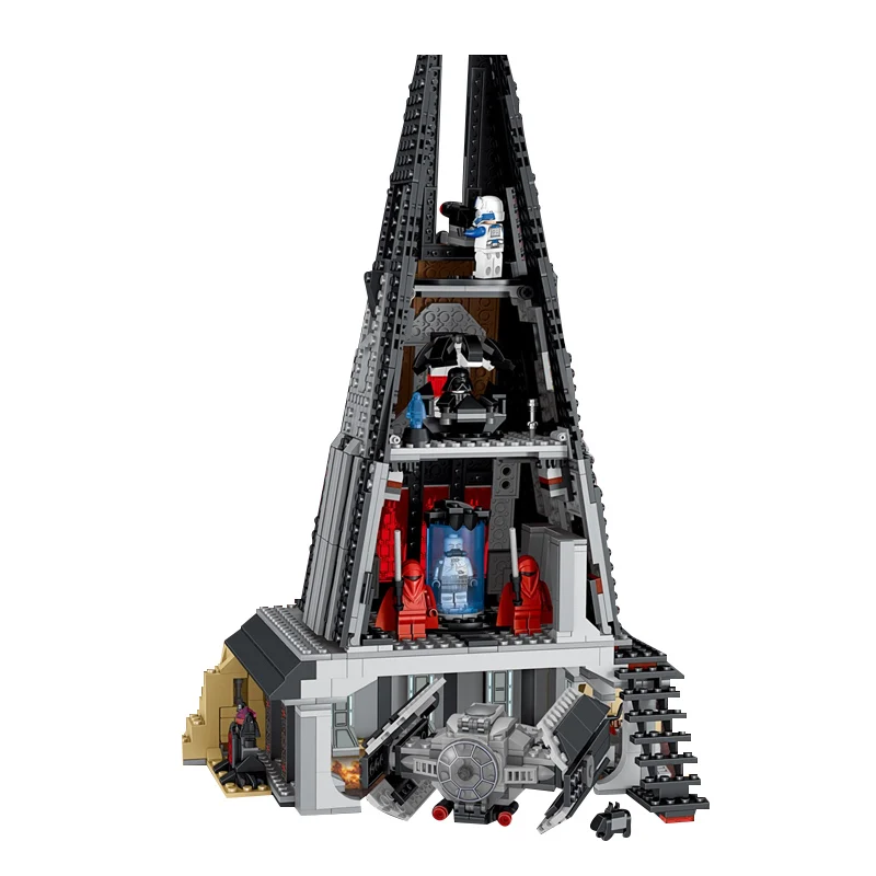

Star Wars Compatible Legoings 75251 war Darth Vader`s Castle TIE Advanced Fighter Building Blocks Bricks kids toy Birthday gifts