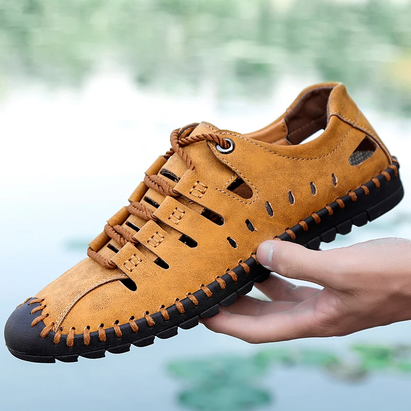 Для мужчин повседневная обувь для вождения 2019 кожа мужские лоферы Мода ручной работы мягкие дышащие Мокасины Туфли без каблуков без