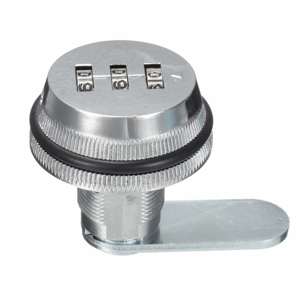 Free Shipping Zinc Alloy Code Combination Cam Lock 3 Dial Keyless Post Mail Box Cabinet RV |