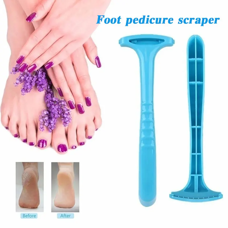 

Hot New Plastic Foot Care Tools Foot File Effective Calluses Beauty Calluses Removal Pedicure Scraper Cuticle Pusher Drop ship