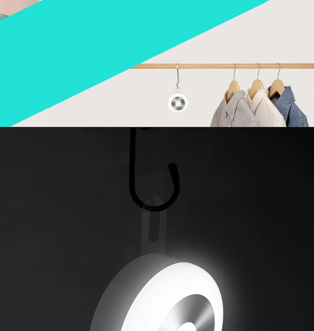 SuperNight PIR Motion Sensor Closet Cabinet LED Ceiling Lamp Human Body Induction Light Control Stairs Toilet Wall Night Light (13)