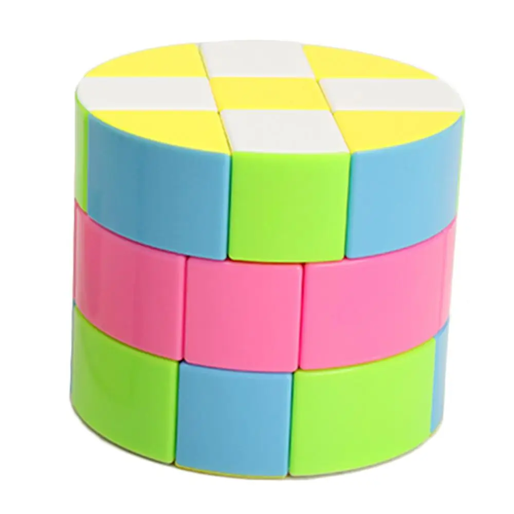 

2019 ZCUBE Cloud Series 3x3 Cylinder Magic Cube Speed Cube Puzzle Toy - Colorful