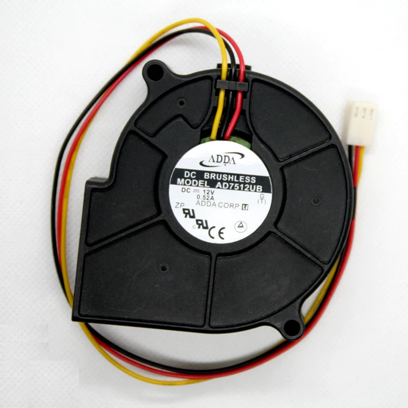 ADDA AD7512UB DC 12V 0.52A 6 24 Вт 7530 3 линии Turbo Вентилятор охлаждения | Компьютеры и офис