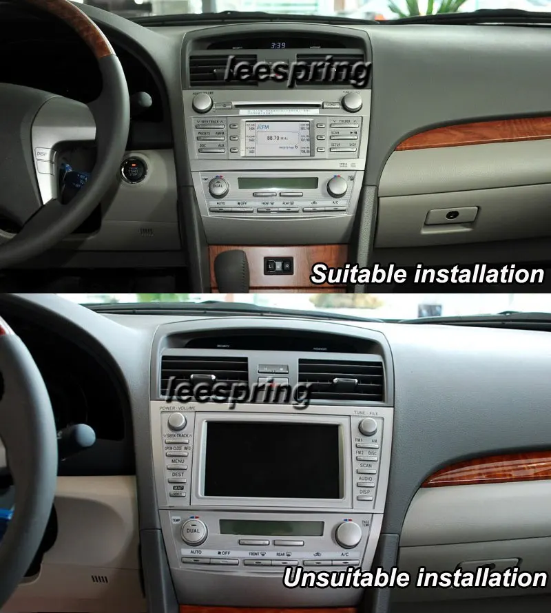Discount 10.1 inch Android 8.0 Octa Core Auto Radio Player for Toyota 2007-2011 Camry Car GPS Navi Video Stereo Bluetooth WiFi ROM 32G 1
