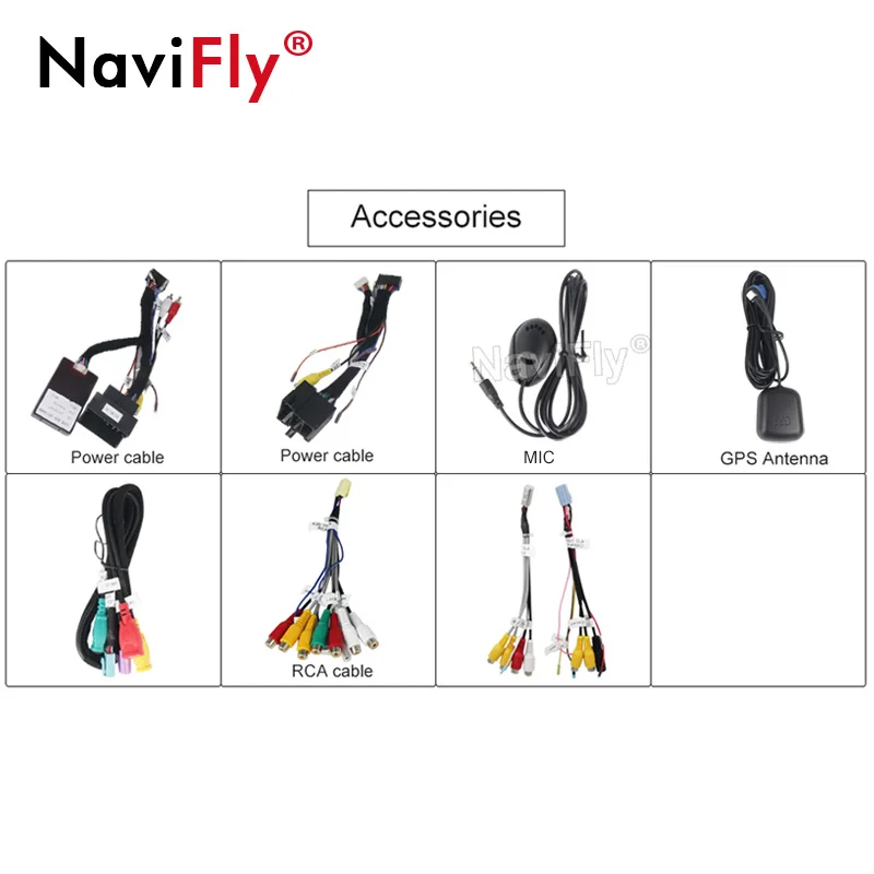 Sale NaviFly 8 inch 2 Din IPS+DSP Android 9.0 Car radio gps for Porsche/911/997/Cayman/Boxster 2GB RAM full touch screen 1024*600 HD 2