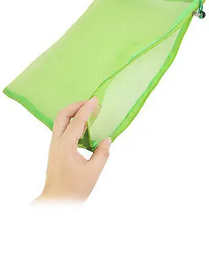 Застежка-молния нейлоновая сетка A4 бумага документ механизированная пилка для ногтей сумка держатель Органайзер зеленый