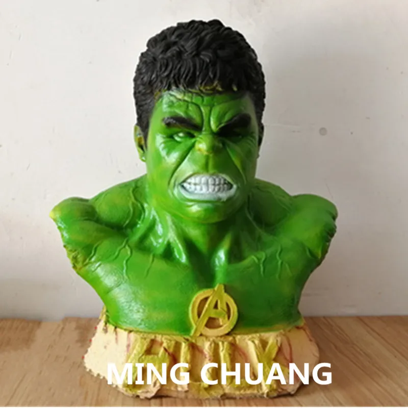 

Statue Avengers Infinity War Bust Superhero COS Hulk Half-Length Photo Or Portrait Action Figure Collectible Model Toy BOX Z51