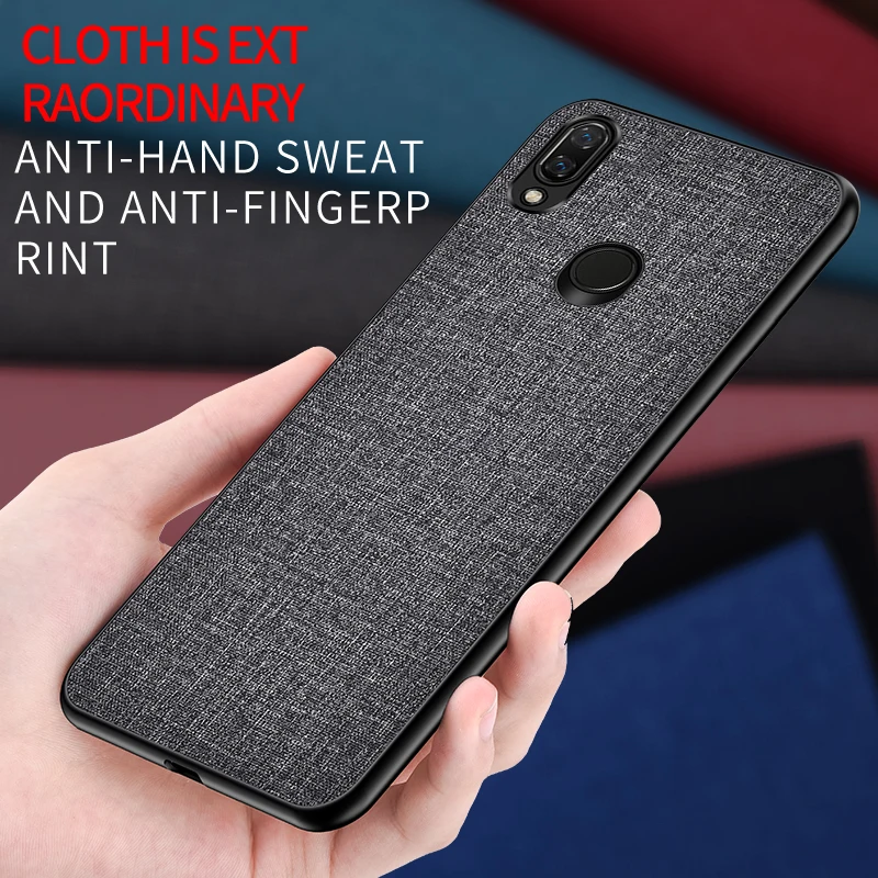 Матовый тканевый чехол для Xiaomi Redmi Note 6 5 7 Pro 6A Plus роскошная задняя крышка Pocophone F1 Go