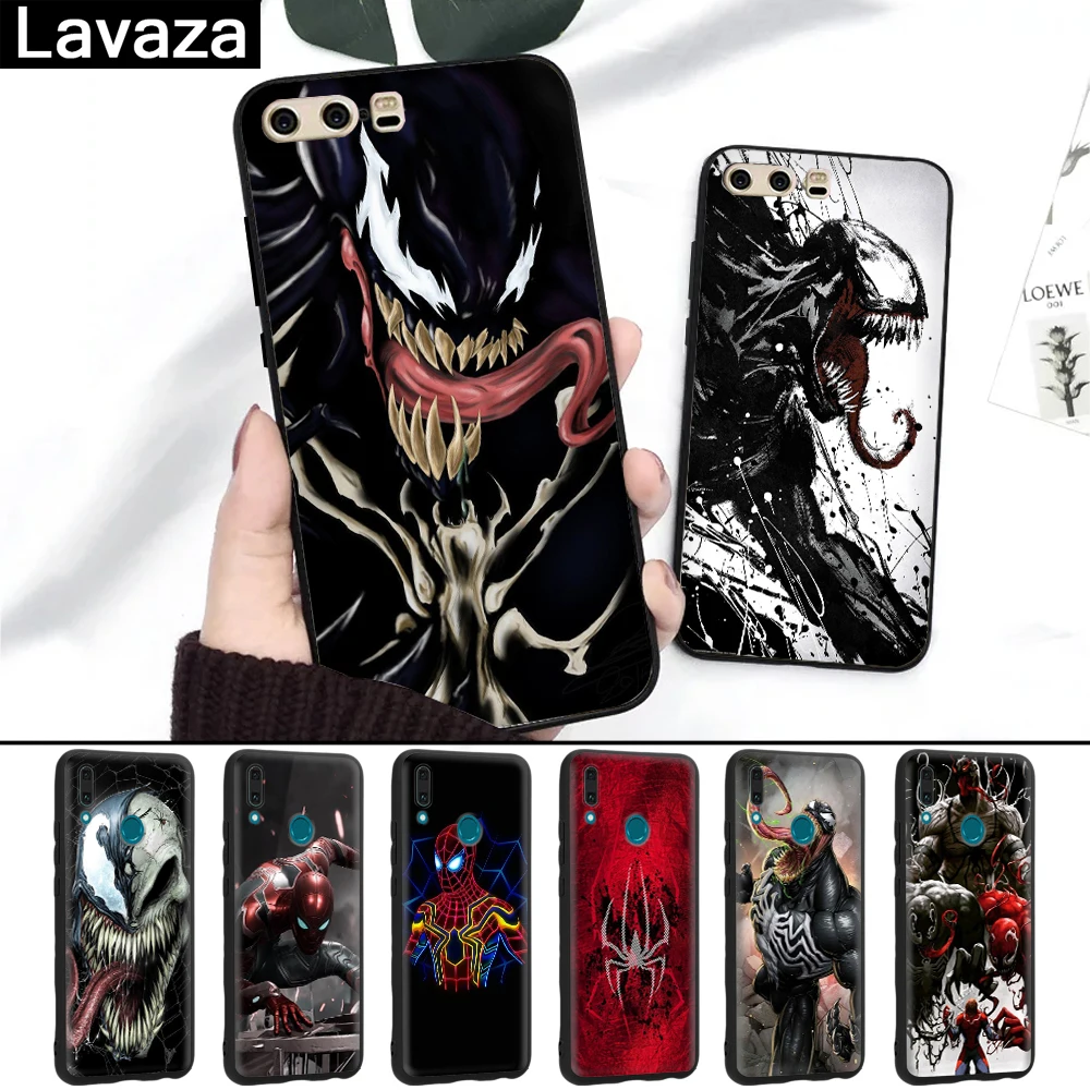

Lavaza Batman and Venom Silicone Case for Huawei P8 Lite 2015 2017 P9 2016 Mini P10 P20 Pro P Smart 2019