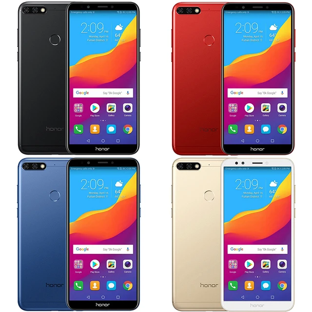 Global Rom 5.99″ HuaWei Honor 7C Android 8.0 Octa Core Dual Back Camera Snapdragon 450 Fingerprint Face ID 13.0MP Smartphone
