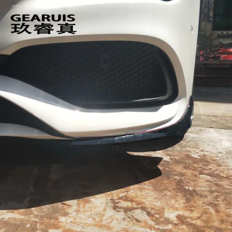 

Car Styling Front Fog Lamp Frame Decorative Cover Front Bumper Splitter under Trim for Mercedes Benz CLA C117 auto Accessories