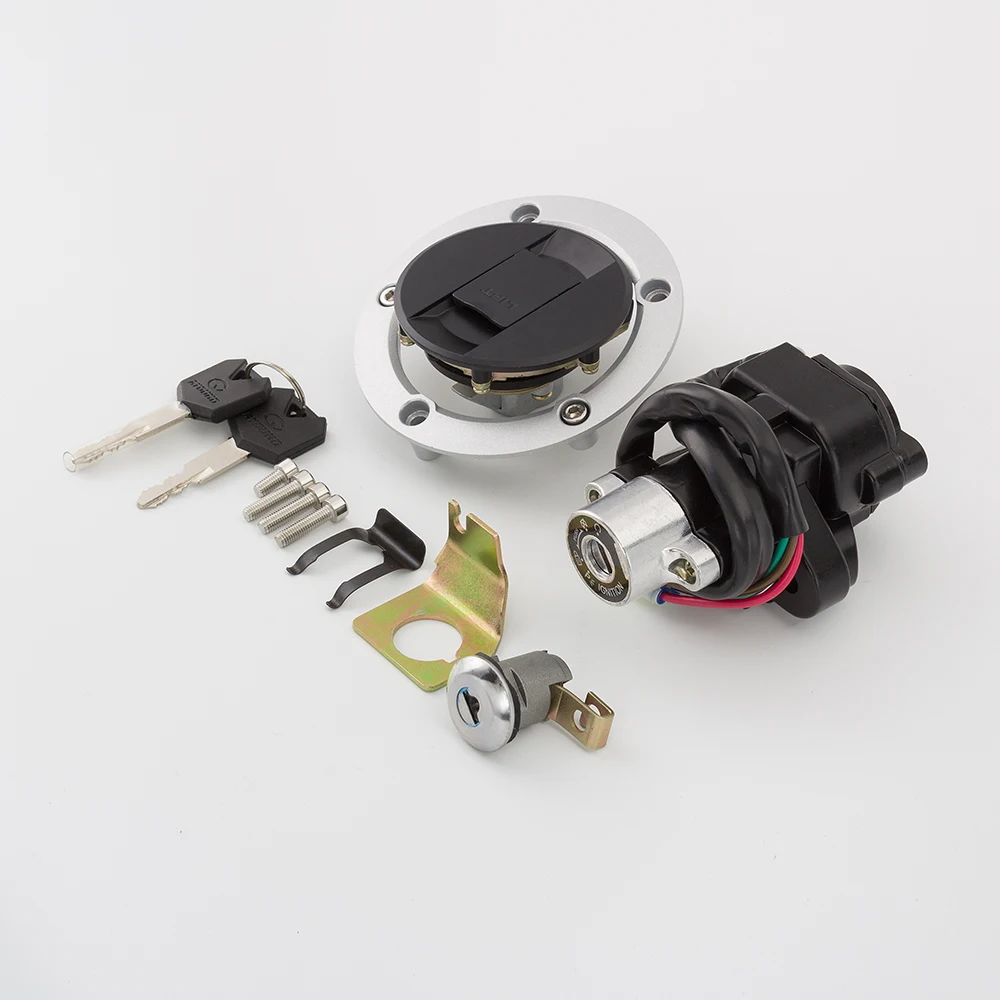 

Motorcycle Motorbike Ignition Switch Key Gas Cap Lock Seat Lock for Suzuki GSXR 600 750 1000 2004-2007 Moto Car-styling