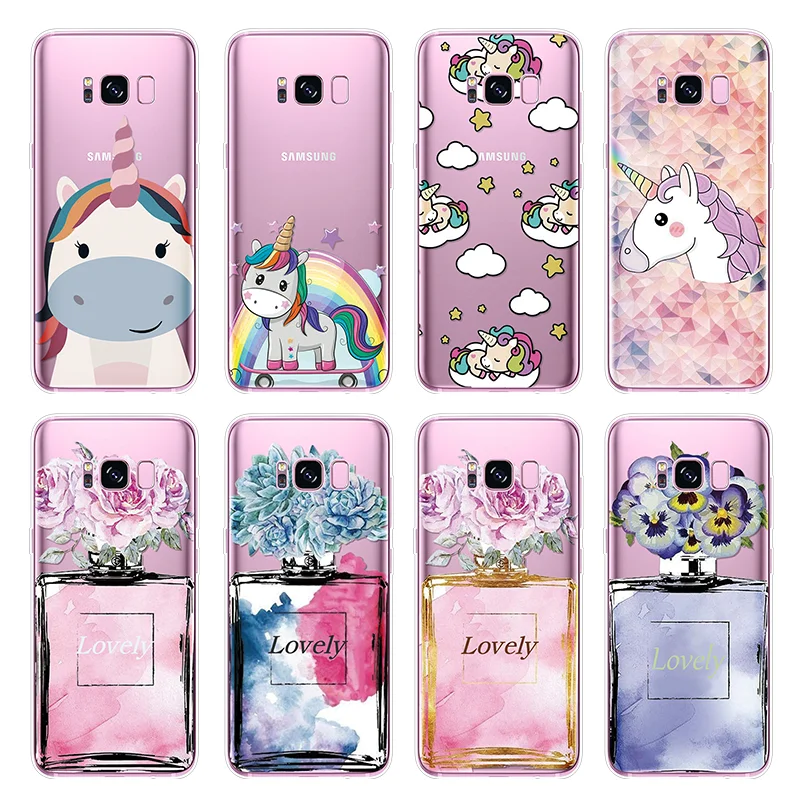 

Lovely Unicorn For Samsung Galaxy A70 J7 Prime S7 Edge S8 S9 S10 Plus J4 J6 A5 A6 A7 A8 A9 2018 2016 2017 A50 A20e TPU Cases
