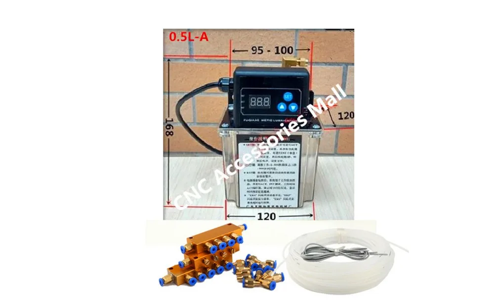 

Full set 0.5L 220V AC Electric Auto Lubrication Pump for CNC router