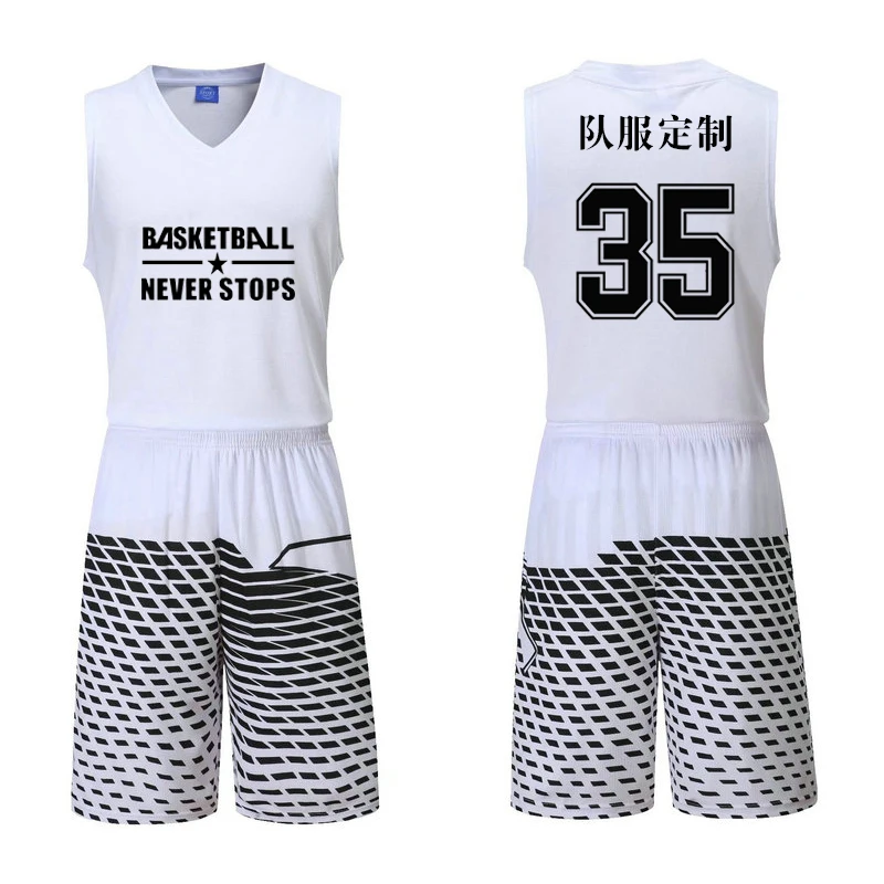 Quick dry men basketball jerseys set women college basketball jerseys set blank sports sportwear uniform basketball jerseys suit