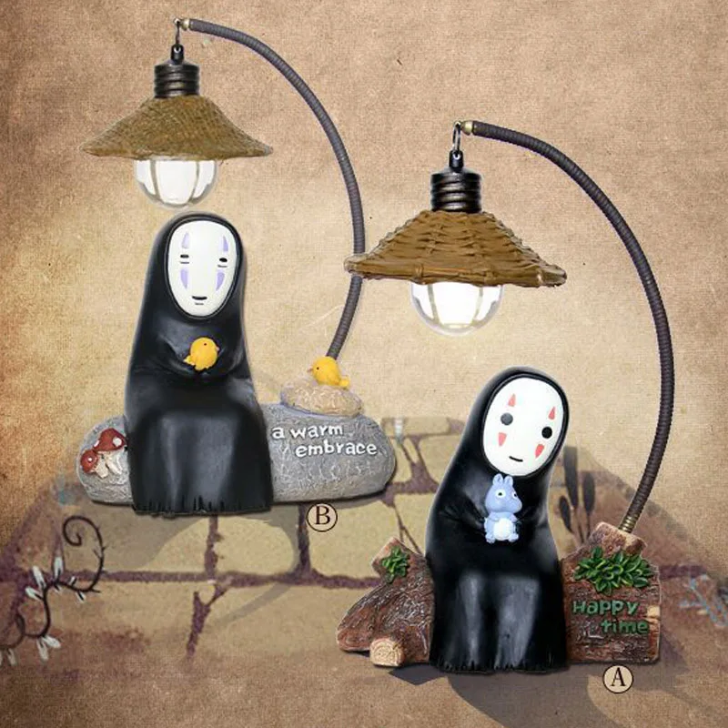 Anime No Face Man Night Light Spirited Away LED Lamp Best Gift