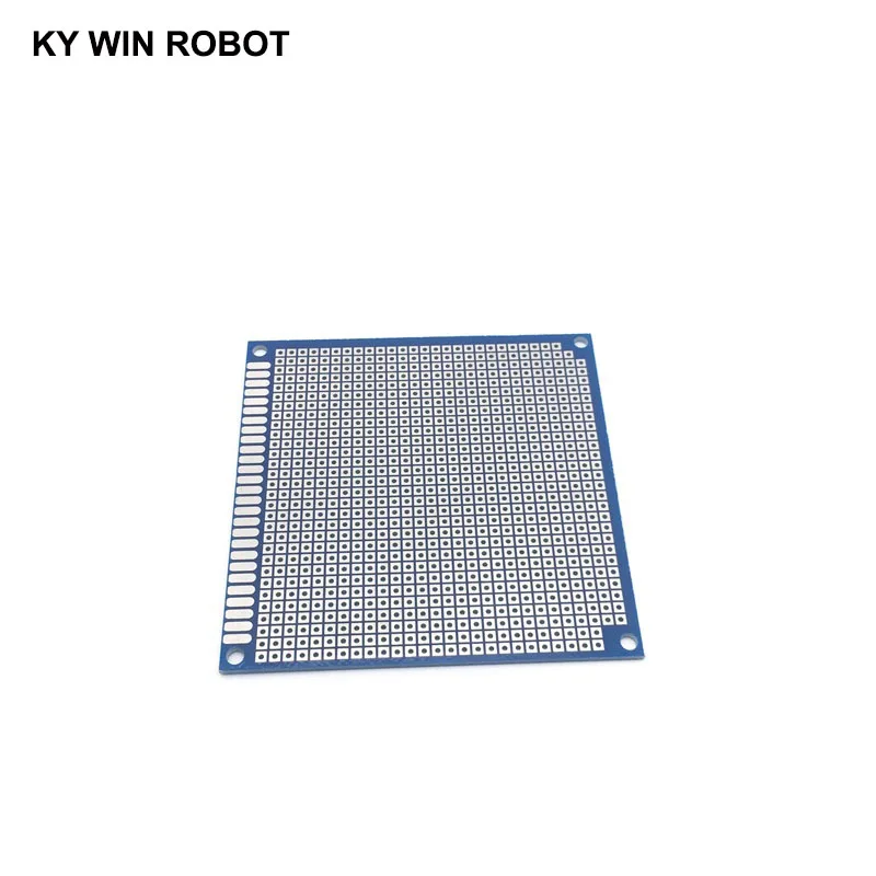 1 шт. 8x8 см 80x80 мм синий Односторонний Прототип PCB универсальная печатная плата для Arduino
