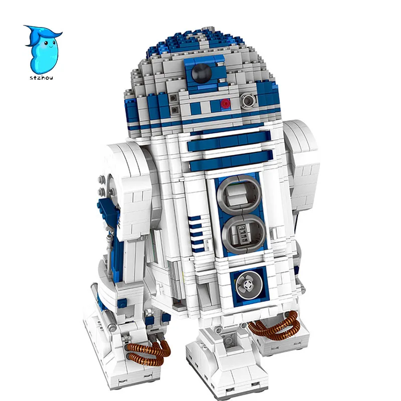 

Stzhou 05043 Star 2127 PCS Series Wars Genuine The R2- Robot Set Out of print D2 Building Blocks Bricks lepin Toys