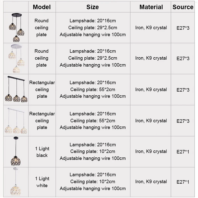 Eusolis moderna lámpara colgante brillo Pendente Para Quarto Luces Decorativas colgante Luz de iluminación Interior Lampadari