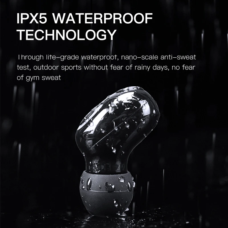 ESVNE IPX5 Waterproof Wireless Headphones Bluetooth Earphone For iphone 11 HiFi Stereo Bluetooth Headset True Wireless Earbuds