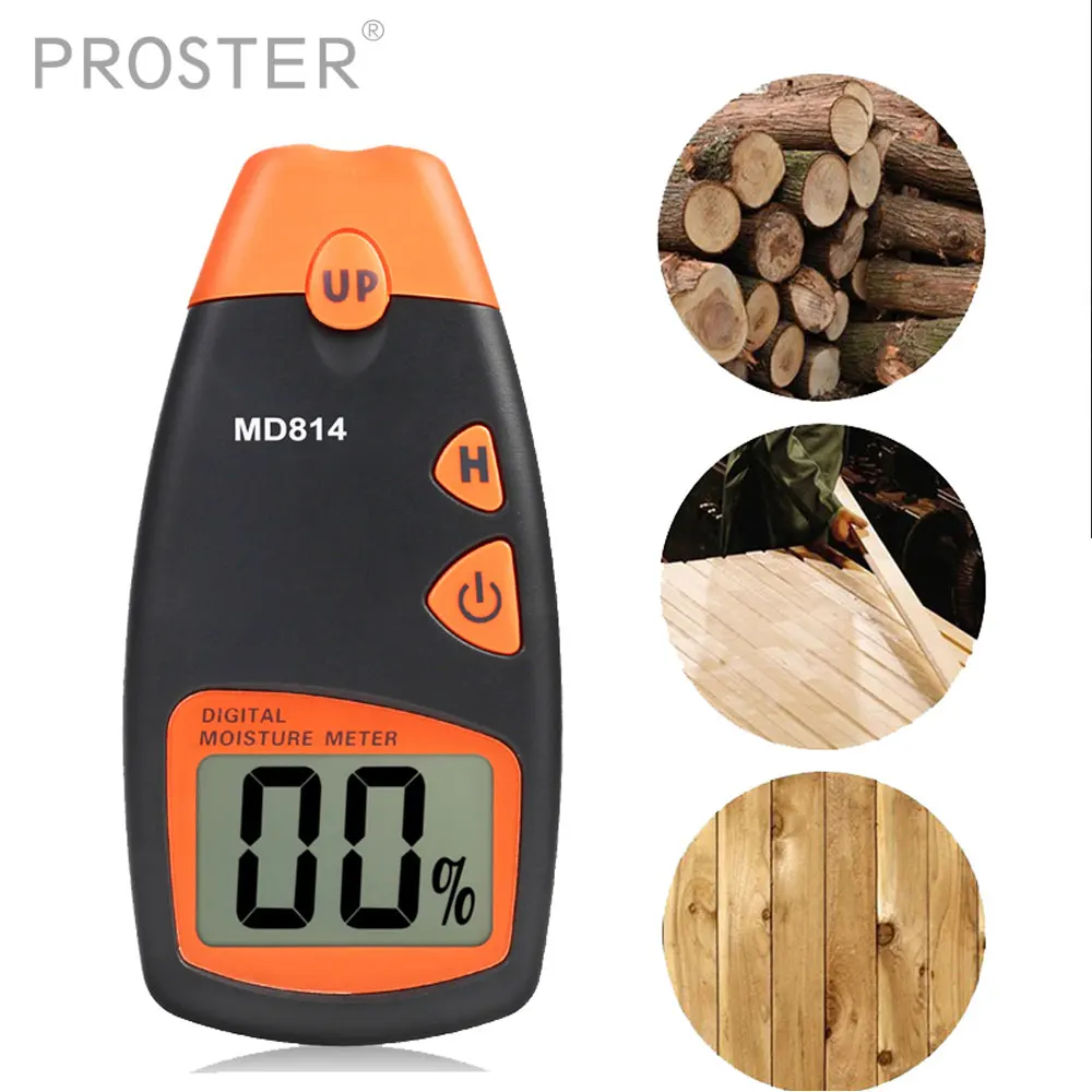 099.9 Digital Wood Moisture Meter 4 pins Firewood Humidity