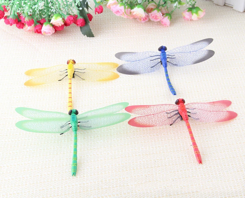 

11.11 Vivid Multi Color dragonfly Fridge refrigerator Magnet for Home Decor wedding party gift
