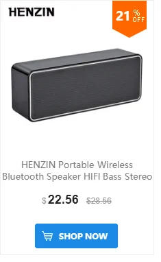 HENZIN Mini Bluetooth Динамик Водонепроницаемый IPX6 Беспроводной Портативный BT Колонка Динамик 1200 мАч с FM радио карты памяти MP3 музыка плеер