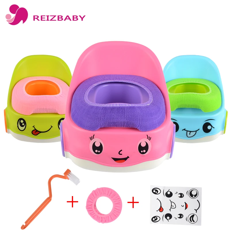 REIZBABY Baby Potty Training Chair Cute Car Shape Children Portable Non